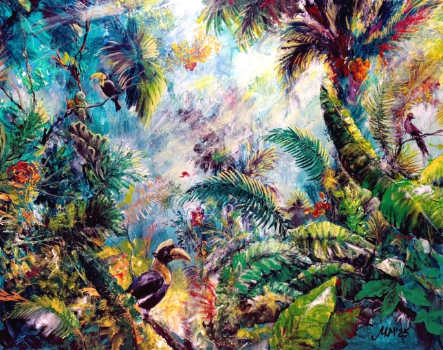 Painting for sale online - Jungle 1