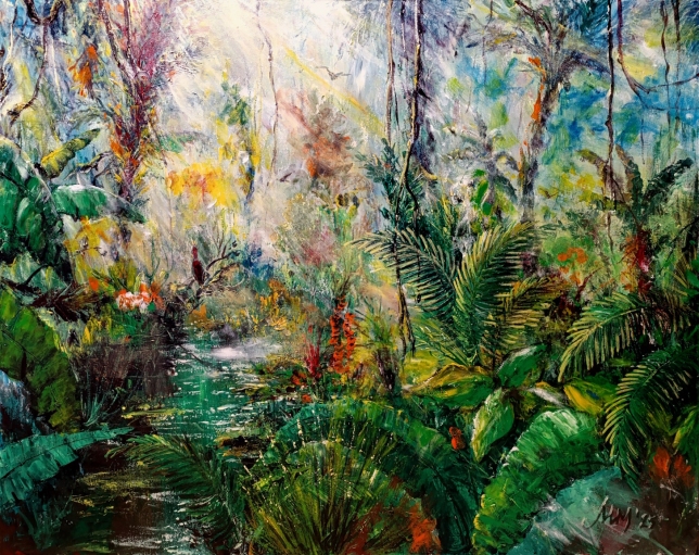 Painting for sale online - Jungle 2