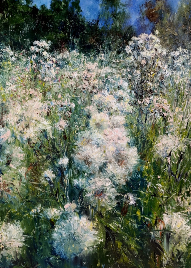 Painting for sale online - Fluffy August