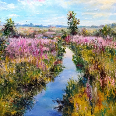 Painting for sale online - An unnamed small river