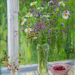 Painting for sale online - Bells and strawberries
