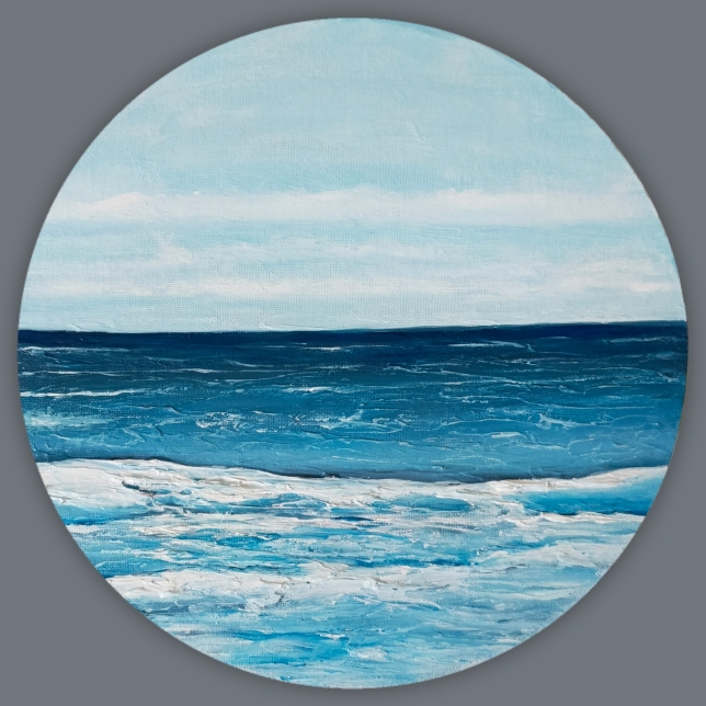 Painting for sale online - Sea foam