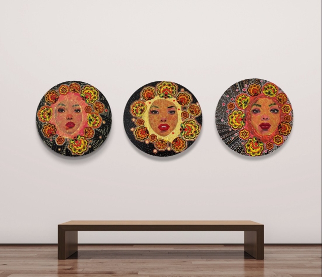 Painting for sale online - Девчонки под копирку
