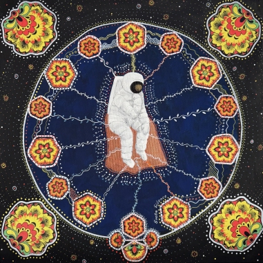 Painting for sale online - Космос А-ля Рус Космические размышления