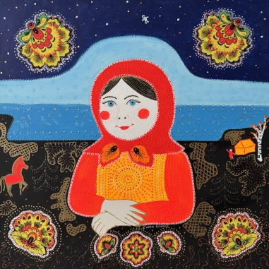 Painting for sale online - Ой, девоньки! Сижу я такая, как Мона Лиза