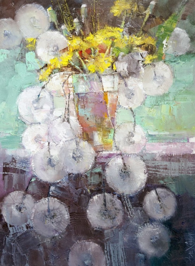 Painting for sale online - Weightless fluff