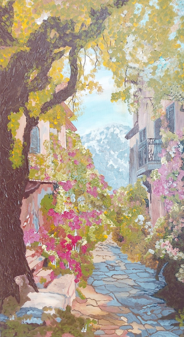 Painting for sale online - Streets of Italy