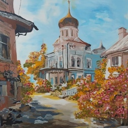 Painting for sale online - Provincial town
