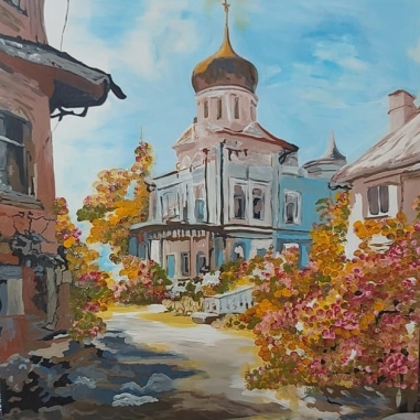 Painting for sale online - Provincial town
