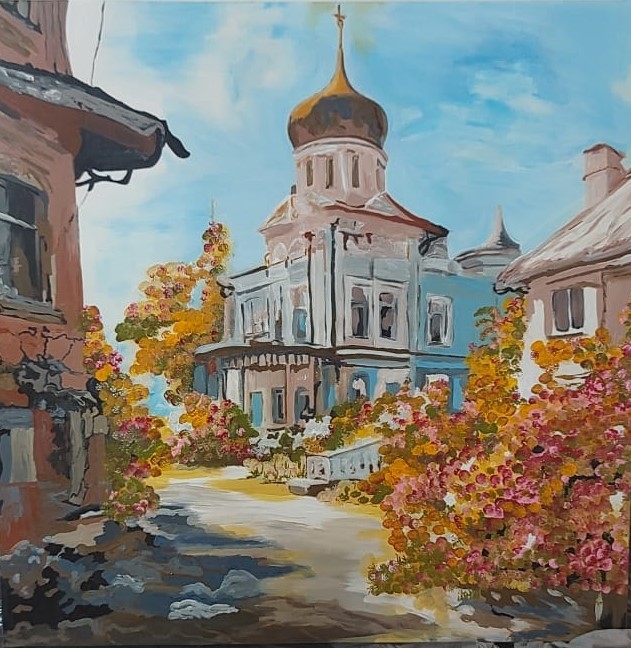 Painting for sale online - Provincial town
