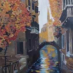Painting for sale online - Water channel