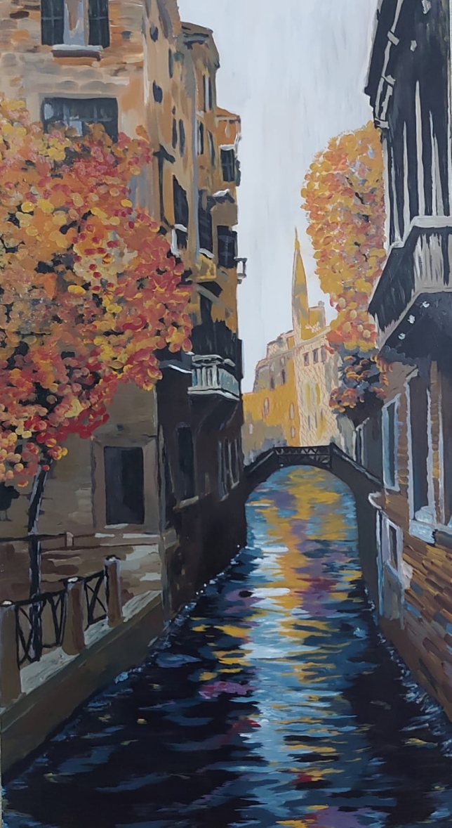 Painting for sale online - Water channel