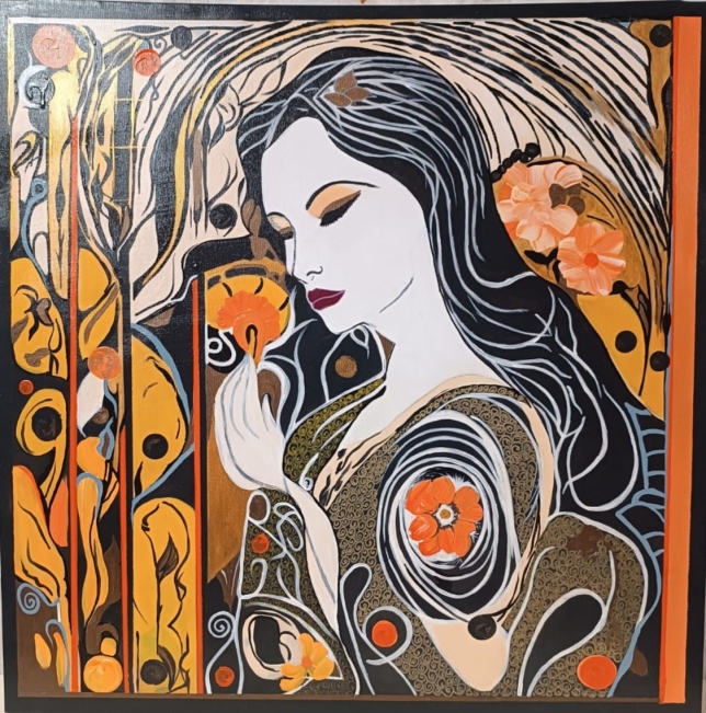 Painting for sale online - Geisha