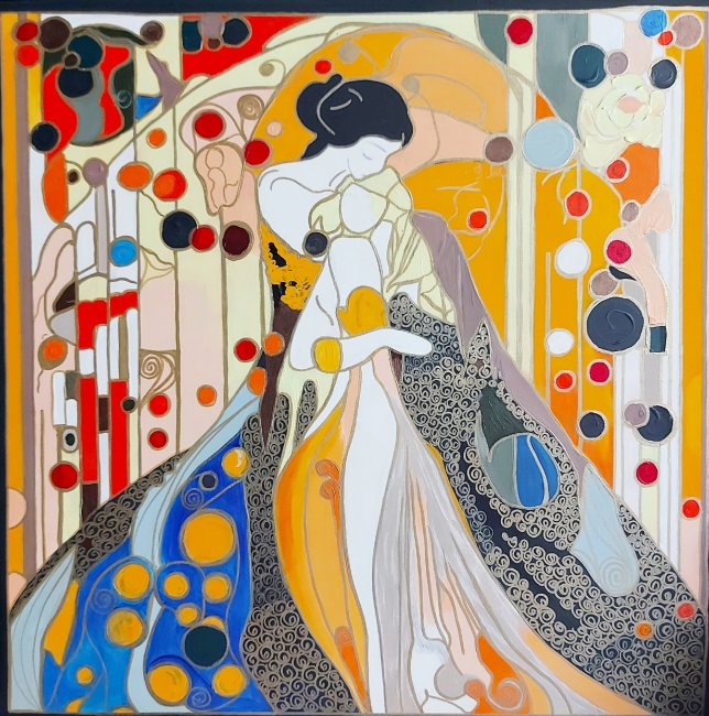 Painting for sale online - The Kiss by Klimt
