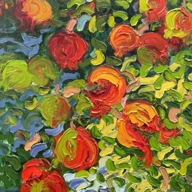 Painting for sale online - Pomegranate tree