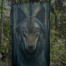 Painting for sale online - Wolf