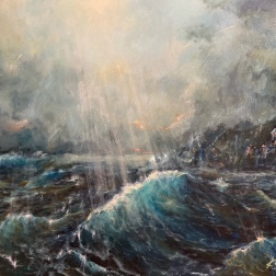 Painting for sale online - Light among the waves