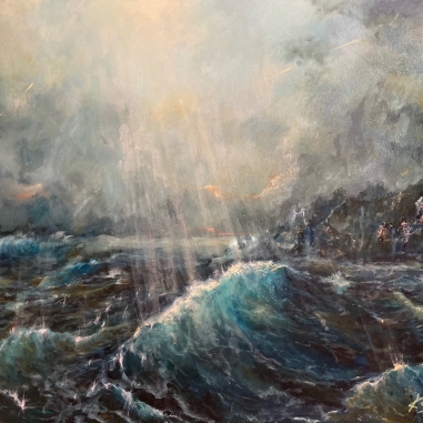 Painting for sale online - Light among the waves