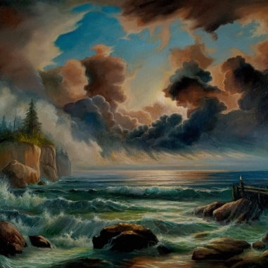 Painting for sale online - Clouds