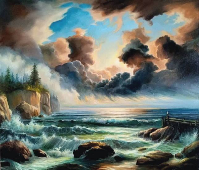 Painting for sale online - Clouds