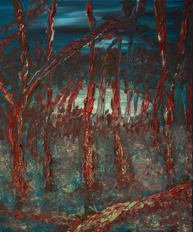 Painting for sale online - Winter sunset
