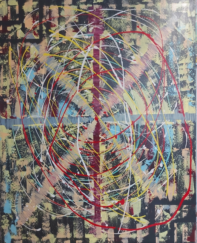 Painting for sale online - Moscow subway