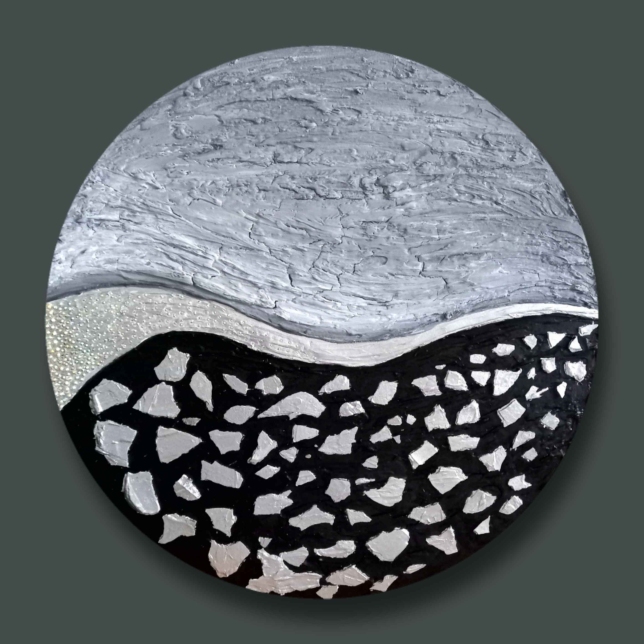 Painting for sale online - With the cosmic planet Path