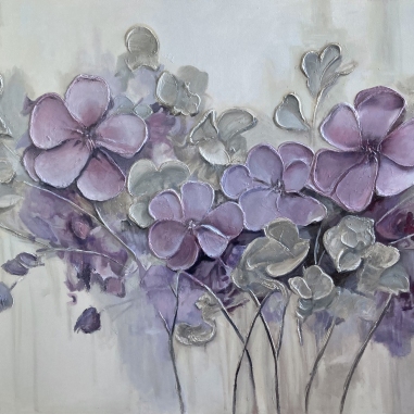 Painting for sale online - Purple Flower Dreams