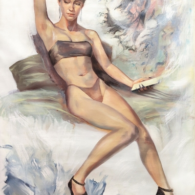 Painting for sale online - The Queens New Dress