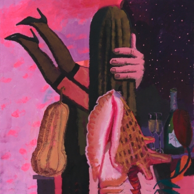 Painting for sale online - Pink day to starry night