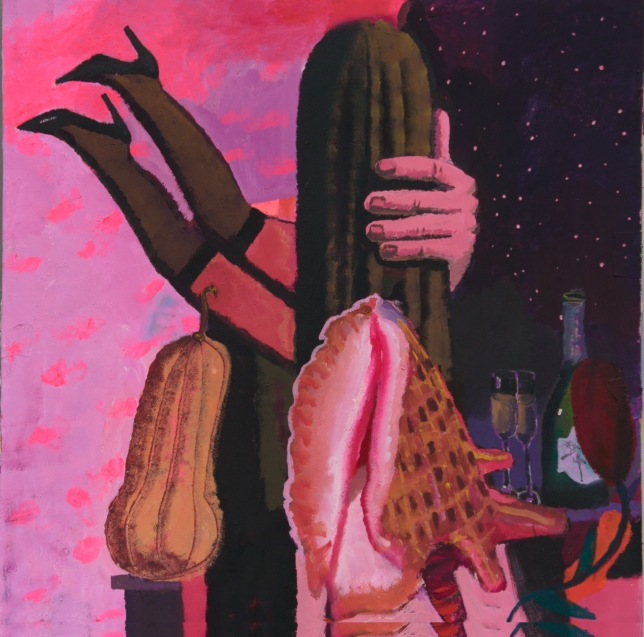 Painting for sale online - Pink day to starry night