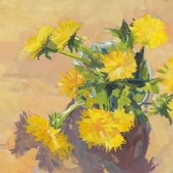 Painting for sale online - Sunny dandelions
