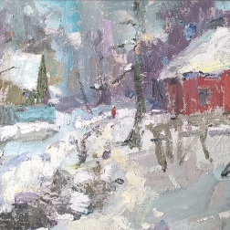 Painting for sale online - in winter