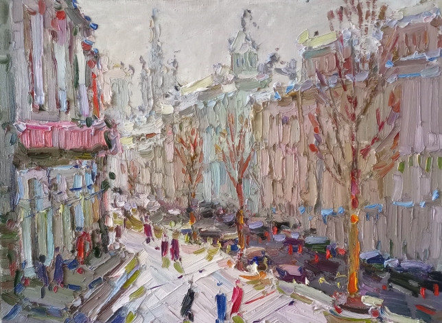 Painting for sale online - Садовое кольцо  Garden Ring