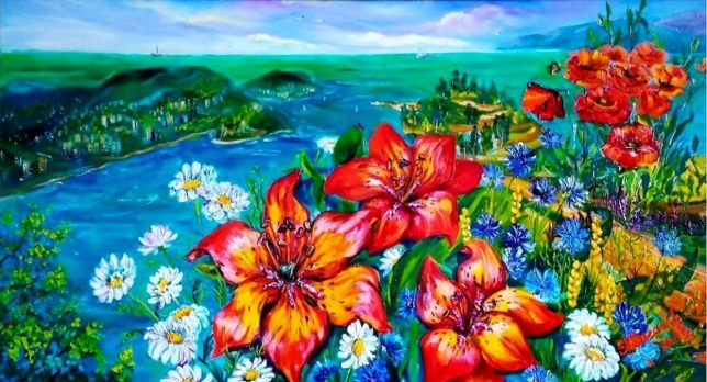 Painting for sale online - At the sea gate