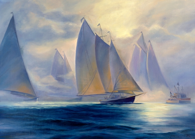 Painting for sale online - Magic Sails