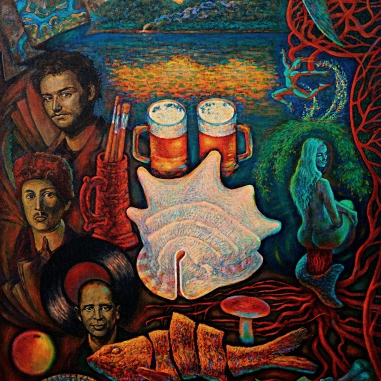 Painting for sale online - Zhiguli Mythologies