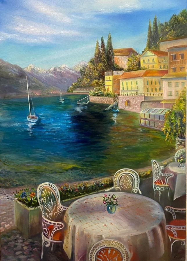 Painting for sale online - Picturesque Italy