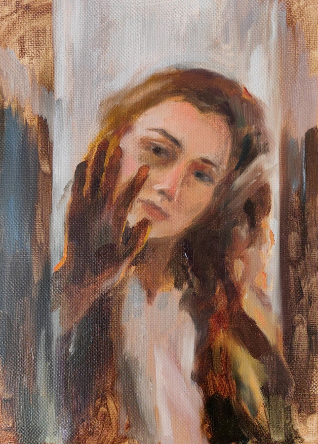 Painting for sale online - Thoughtful