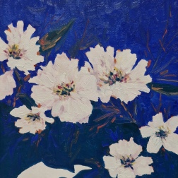 Painting for sale online - White flowers 