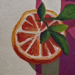 Painting for sale online - Orange on the table 