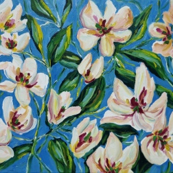 Painting for sale online - Flower garden 