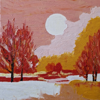 Painting for sale online - Autumn day 