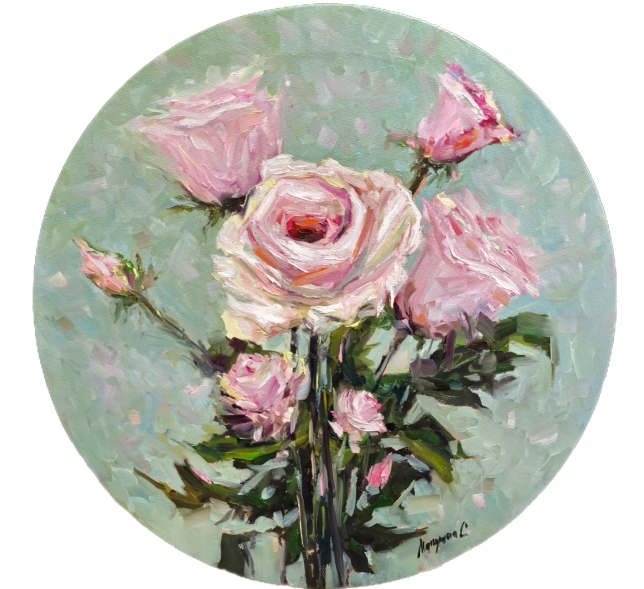 Painting for sale online - delicate flowers 