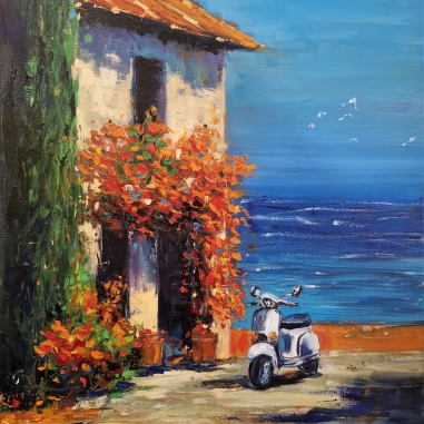 Painting for sale online - The mediterranean idyll 
