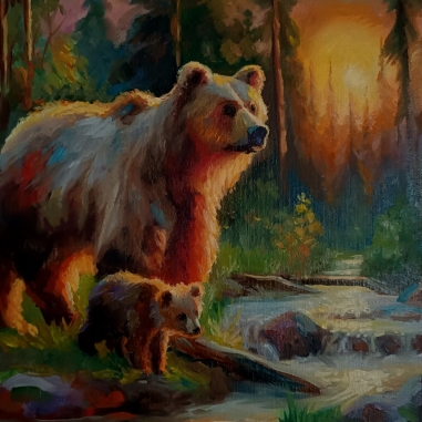 Painting for sale online - Evening