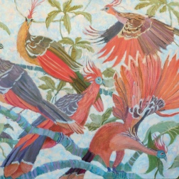 Painting for sale online - Hoatzins