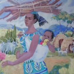 Painting for sale online - Under the singing of cicadas