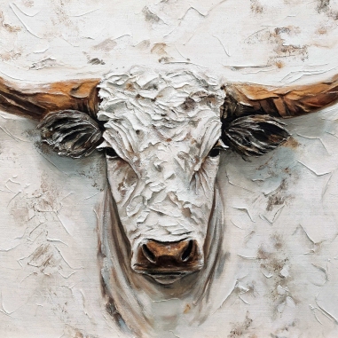 Painting for sale online - 3D bull energy