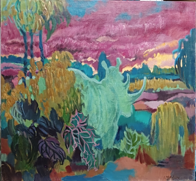 Painting for sale online - Crimson sunset